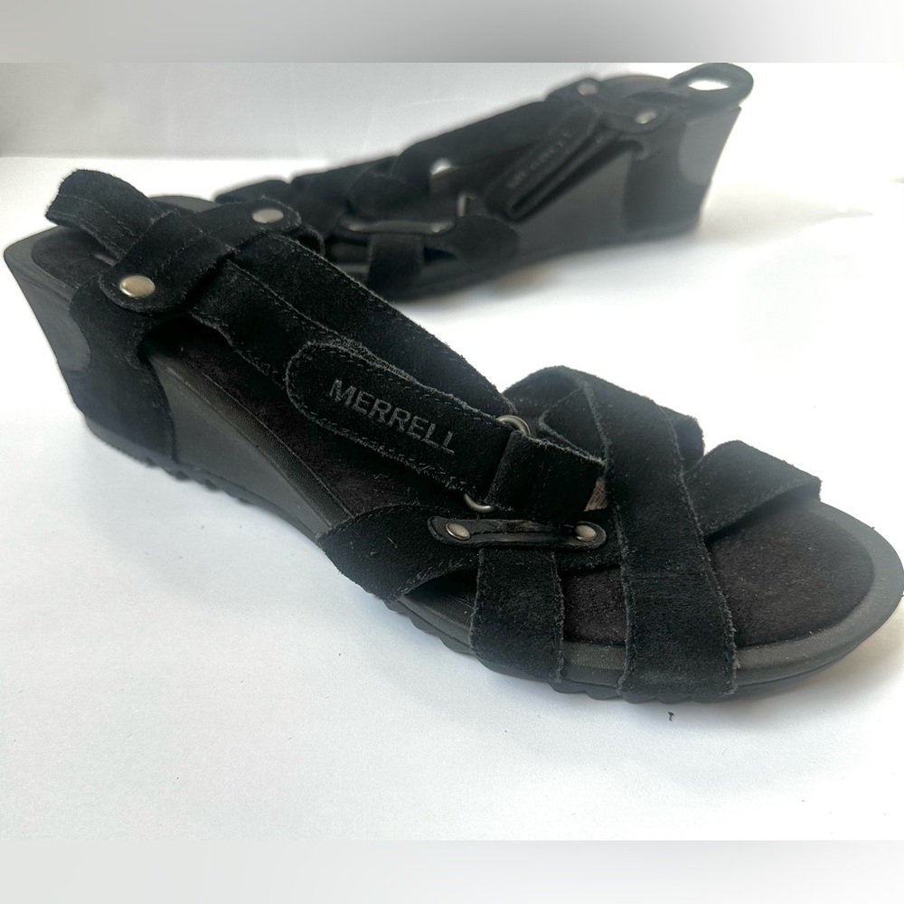 Merrell Women's Revalli Black Strappy Performance Sandals Size 7
